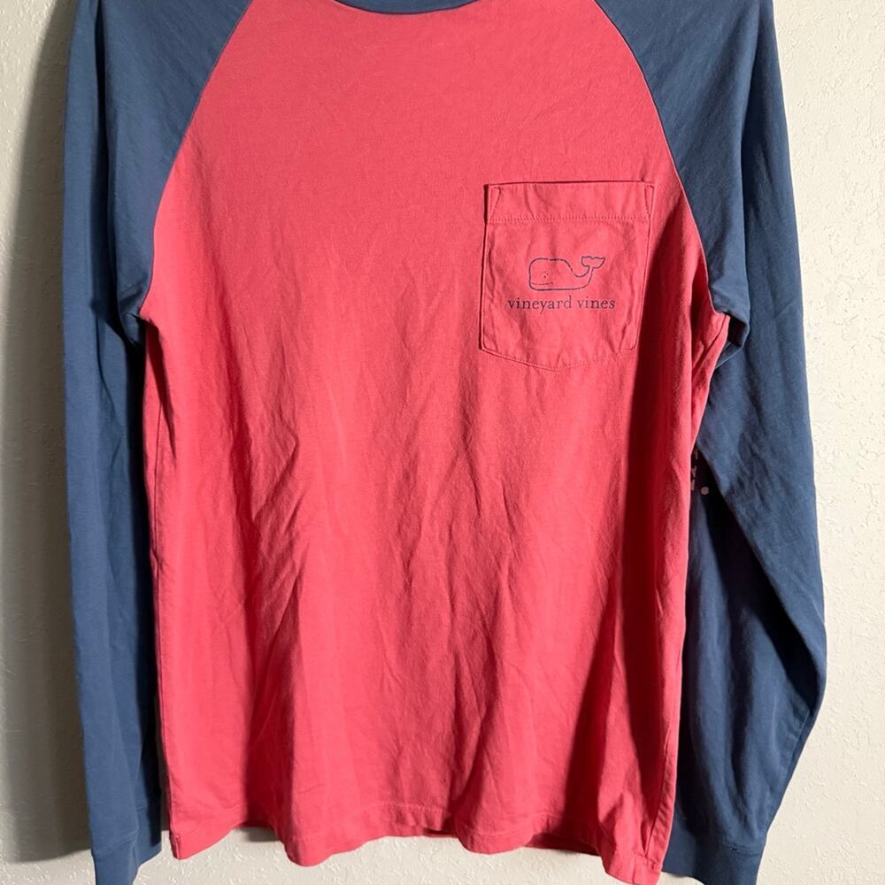 Men’s XS Red/Blue Vineyard Vines Long Sleeve Lightweight Casual Shirt